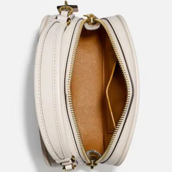 RETAIL Coach Quilted Riley Top Handle Lunchbox Bag- Washed Denim/Light Chambray - Picture 4 of 12